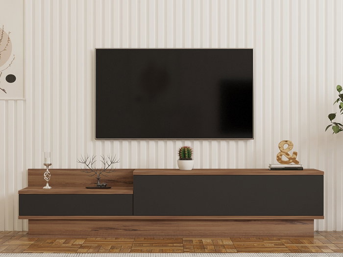 Hanah Home Soporte para TV Asır Pino Atlántico y Antracita